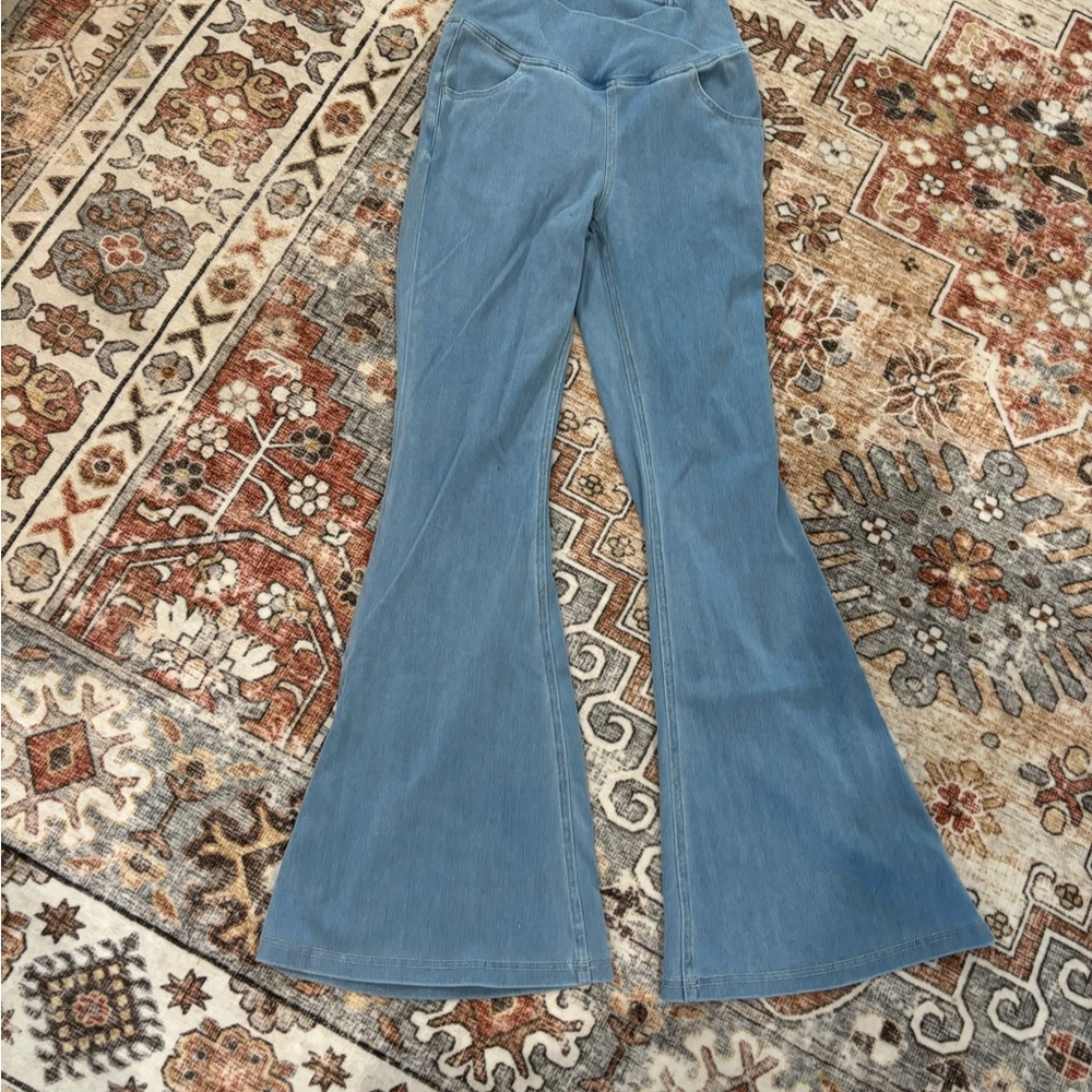 Halara Stylish Blue Flare Jeans